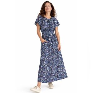 NWT Marine Layer Floral Navy Maxi Dress